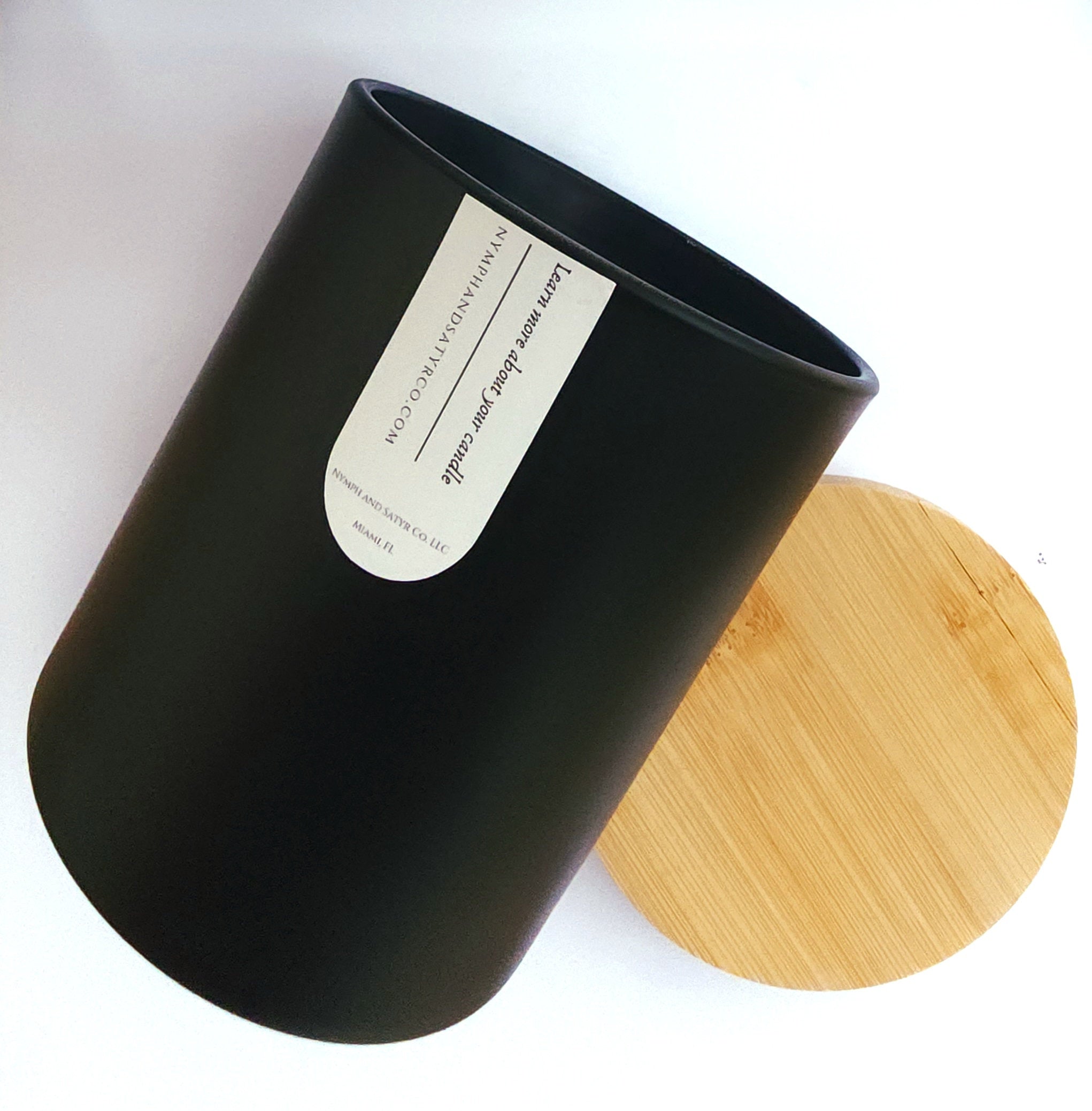 Valkyrie • 12oz Soy Crystal Candle (Black Glass)